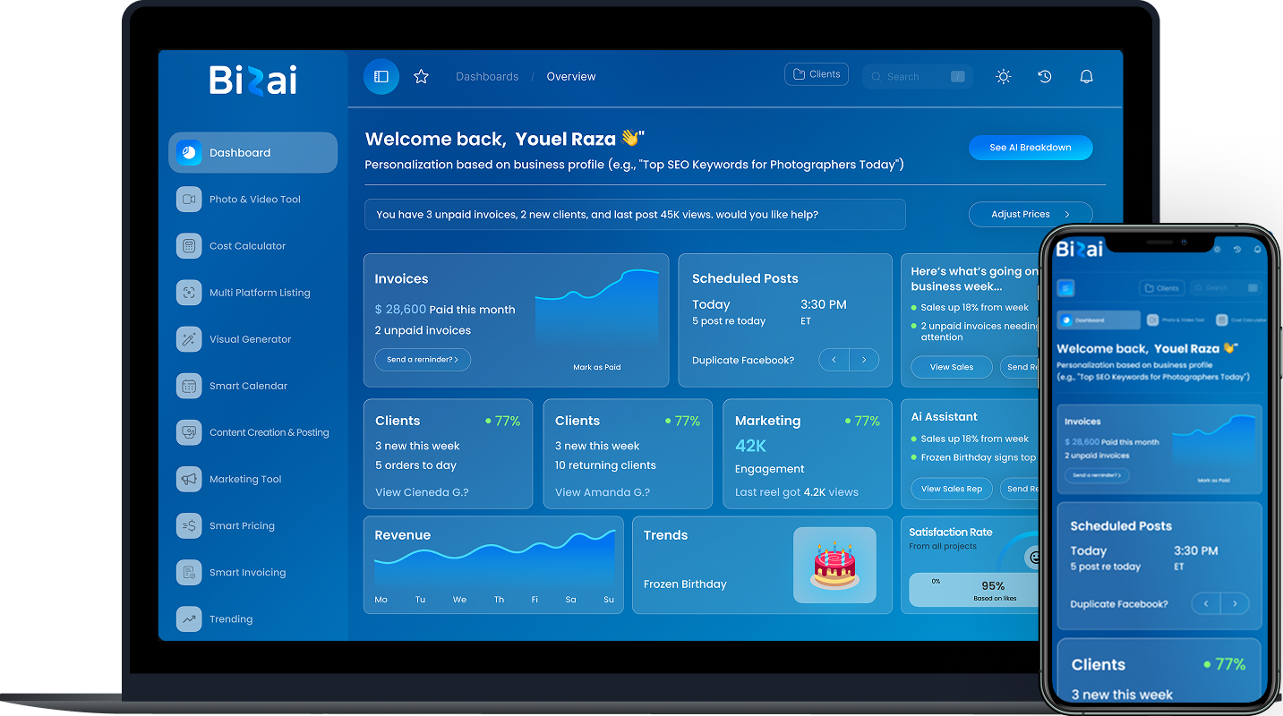 BizAI Dashboard
